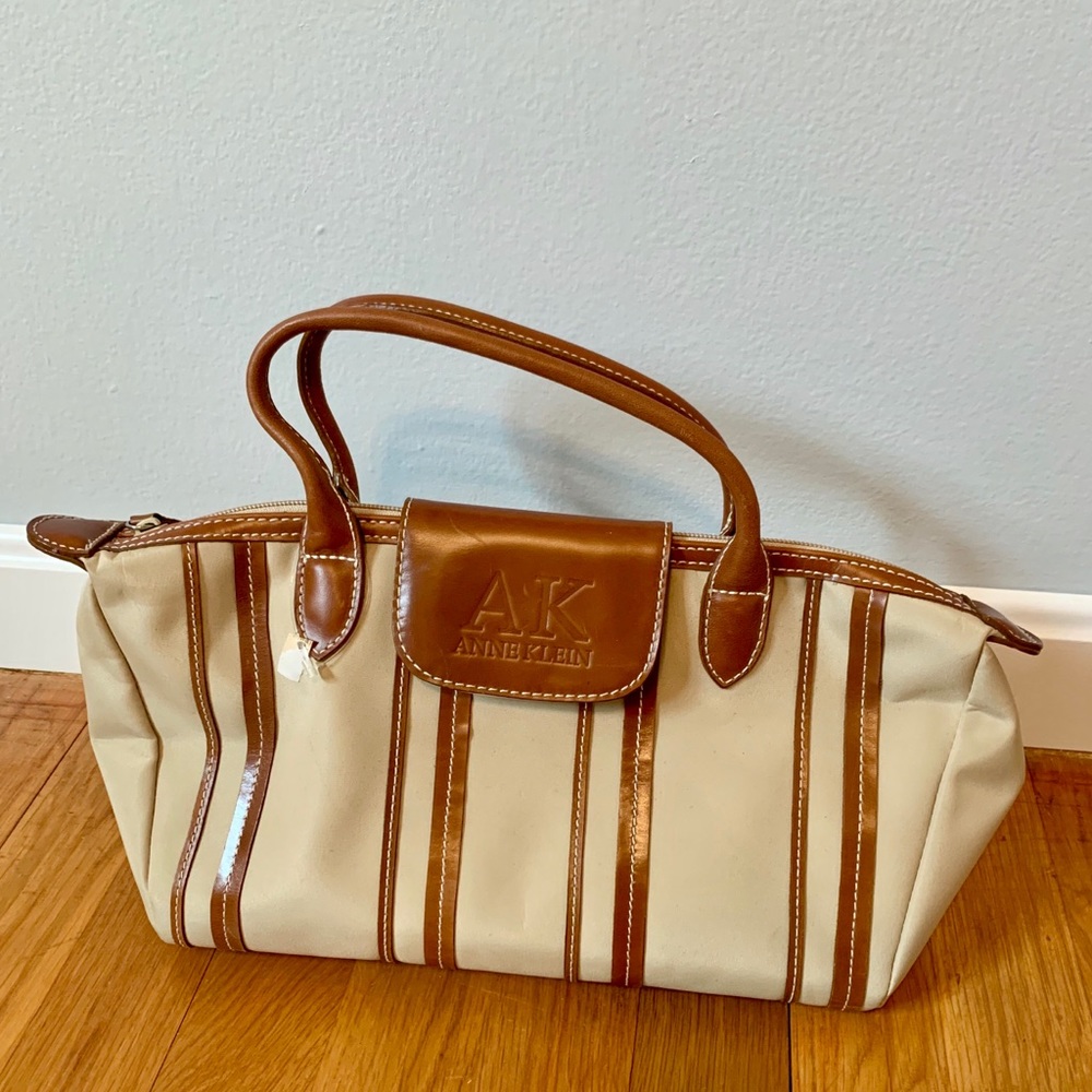 NWT AK vintage beige purse